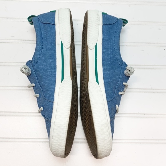 Sperry blue canvas deck shoes 10 - Picture 3 of 7